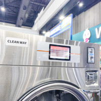 Séchoir commercial monocouche haute efficacité entièrement automatique pour blanchisserie, idéal pour les écoles