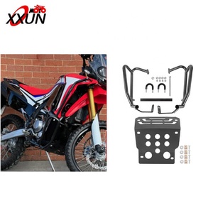 Juego de barra de choque inferior y placa de deslizamiento para motocicleta XXUN para <span class=keywords><strong>HONDA</strong></span> CRF250 <span class=keywords><strong>Rally</strong></span> <span class=keywords><strong>CRF</strong></span> <span class=keywords><strong>250</strong></span> <span class=keywords><strong>Rally</strong></span> 2017 2018 2019 <span class=keywords><strong>2020</strong></span> parachoques protector de motor - Product Image 1