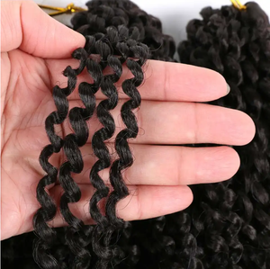 <span class=keywords><strong>Extension</strong></span> per capelli sintetici a treccia all'uncinetto Spring Twist da 10 pollici, effetto ombré, per acconciature <span class=keywords><strong>afro</strong></span> voluminose - Product Image 5