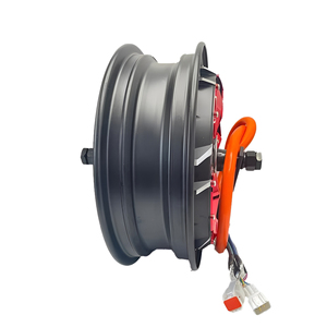 רכזת מנוע 72V 750w IP66 עמיד למים 12 אינץ' ערכת מנוע רכזת לאופניים חשמליים ללא מברשות מגנט קבוע 1.31-25kg.cm מומנט - Product Image 2