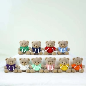 Portachiavi Orsetto di Peluche con Vestiti <span class=keywords><strong>Colorati</strong></span>, Regalo Promozionale, Stampa Logo Personalizzata, Imbottitura in Cotone PP, Accessorio - Product Image 4