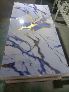 Azulejos de pared impermeables, paneles de pared sólidos DIY para baño, tablero de PVC, tablero Uv, Panel de pared, tablón de <span class=keywords><strong>vinilo</strong></span>, - Product Image 4