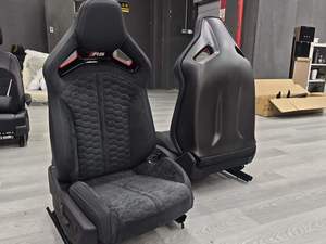 Asiento de Carreras de Fibra de Carbono de Alta Resistencia con Cubierta Personalizada y Soportes Laterales para <span class=keywords><strong>Audi</strong></span> Serie <span class=keywords><strong>S</strong></span> <span class=keywords><strong>Line</strong></span> RS, Todos los Modelos - Product Image 2
