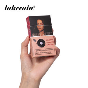 Lakerain - Juego de Maquillaje de Labios con Forma de Cigarrillo, Brillo Labial, Cosméticos Personalizados, Lápiz Labial Impermeable con Forma de Cigarrillo - Product Image 2