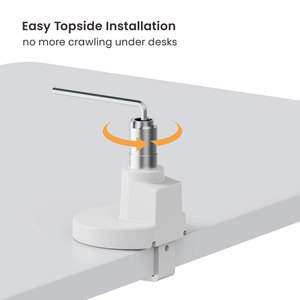 LDT102-C012 17 "-49" <span class=keywords><strong>support</strong></span> <span class=keywords><strong>de</strong></span> moniteur Long ressort à gaz bras <span class=keywords><strong>de</strong></span> moniteur robuste blanc <span class=keywords><strong>bureau</strong></span> à domicile <span class=keywords><strong>support</strong></span> d'ordinateur <span class=keywords><strong>support</strong></span> <span class=keywords><strong>de</strong></span> <span class=keywords><strong>bureau</strong></span> - Product Image 6