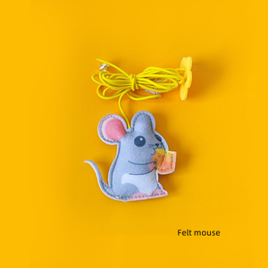 Hängendes Automatisches Interaktives Katzenspielzeug Lustige Maus Katzenstab mit Glocke Spielzeug für Kätzchen Spielzeugstab Katzenzubehör - Product Image 6