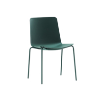 Chaise en plastique à bas prix chaise empilable à tube métallique fixe chaise de formation empilée en plastique avec bras
