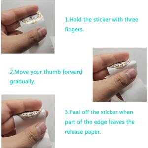 Pegatinas de Cruz de Papel Metálico, Pegatinas Religiosas Autoadhesivas de Papel Metálico, <span class=keywords><strong>Etiquetas</strong></span> Redondas - Product Image 3