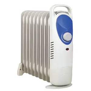 Vendita calda bianco elettrico oil-filled mini silenzioso radiatore camera olio riempito riscaldatore