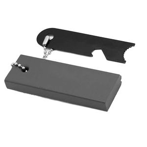 Aluminum <b>Fire</b> Starter With Keychain Survival <b>Tool</b> Outdoor Emergency Ignition Device - Product Image 1