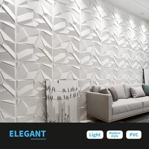 畅销防水酒店Pvc覆层墙面装饰方形Pvc室内3D墙板中国 - Product Image 5