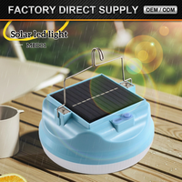 Lampe de camping solaire LED OTHC PT-MBD01, fabrication directe OEM/ODM, rechargeable, extérieure, d'urgence, ABS, étanche, multifonctionnelle