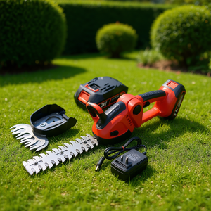Cortasetos Eléctrico Inalámbrico de 24 Pulgadas y 24V con Batería Desmontable y Cuchillas Reemplazables para Arbustos de Jardín - Product Image 2