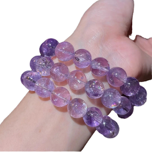 Wholesale Natural Gemstone <b>Amethyst</b> <b>Bracelets</b> Handmade Agate Products For Promotional Gift Buy Online From Amayra Crystal Export - Product Image 3