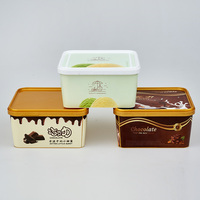 Boîte en plastique Carré PP Moule à injection Etiquette Boîte Bonbons Biscuit Gâteau Snack Chocolat Petite Boîte Snack Personnalisation