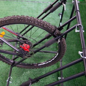 Porte-vélos de <span class=keywords><strong>garage</strong></span> en métal avec revêtement, à fixer sur une <span class=keywords><strong>attelage</strong></span>, pour vélo de route, camionnette, porte-vélos arrière - Product Image 3
