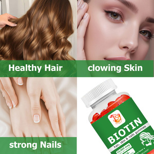 OEM Private Label <b>Biotin</b> and Sodium Beauty Supplement Promote Keratin Production Help Fine Line <b>Biotin</b> <b>Gummies</b> - Product Image 6