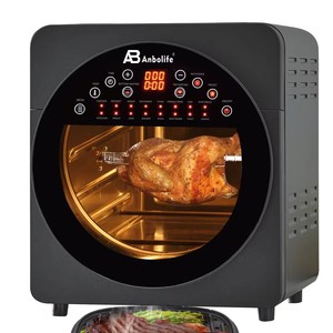 Anbolife - Ventes chaudes - Four à <span class=keywords><strong>air</strong></span> numérique moderne carré avec 16 programmes, écran tactile, lumière de cuisson, fabrication OEM ODM - Product Image 1