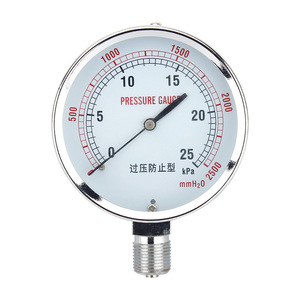 Ye-75 Diaphragm Pressure <b>Gauge</b> 75mm Stainless Steel Threaded Connection For Natural Gas And <b>Vacuum</b> Measurement - Product Image 2