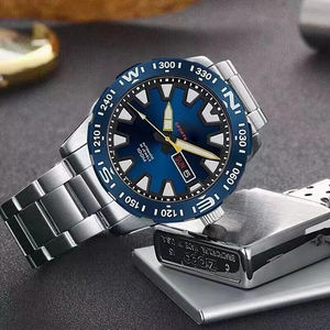 No. 5 <b>Watch</b> <b>Men's</b> Water Ghost Business Fashion Dual Calendar <b>Sports</b> Automatic Mechanical <b>Watch</b> - Product Image 1