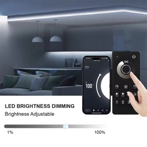 MC101B Dimmer BT con Telecomando a 4 Zone, Controllo di Gruppo e Sincronizzazione Musicale per Controller Strisce LED 5-24V DC 288W 6A - Product Image 3