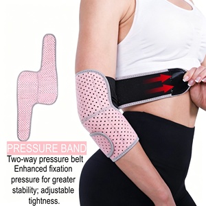 Adjustable for Natural Rubber Flexible Elbow <b>Strap</b> Breathable Windproof Sports Protection Comfortable Elbow Support Fitness - Product Image 3