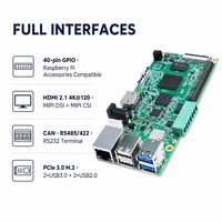 Alternativa a Raspberry Pi, Placa de Desarrollo SBC RK3576 con GPIO de 40 Pines, HD.MI 2.1 4K 120Hz, Debian 12, Programación Educativa, Linux
