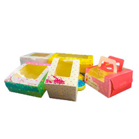 Caja de papel reciclable para Sushi, excelente caja de rosquilla de fábrica