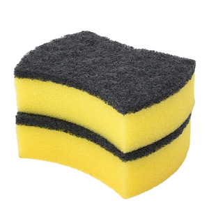 Éponge rectangulaire haute densité Amigo pour le nettoyage de la cuisine, tampon à récurer pour la vaisselle avec face abrasive - Product Image 4