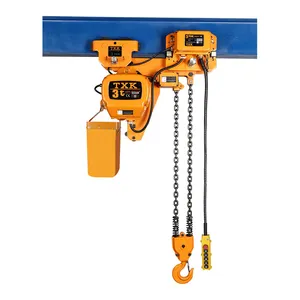 Lage Hoofdruimte Dubbele Lifting Speed Single Beam 2 Ton Monorail Hoist Crane