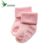 Coloré personnalisable Polyester thermique tricoté pantoufle chaussettes enfants décontracté jetable haute cheville respirant pour la saison d'automne