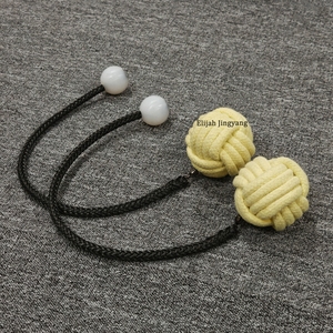 Equipo de baile de fuego Accesorios de rendimiento de fuego Arte de circo Pyro Dance Flame Show Malabares Spinning Poi 4*4 Monkey Fist <span class=keywords><strong>Fire</strong></span> Poi - Product Image 2