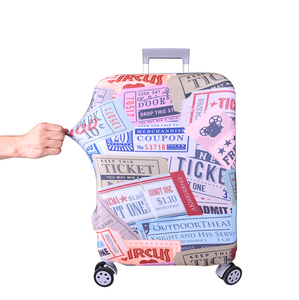 Housse de valise en spandex avec logo personnalisé, housse de valise imprimée pour les voyages, accessoire extensible personnalisé pour animaux, article cool - Product Image 5