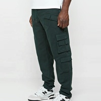 Logo personnalisé OEM Ensemble deux pièces veste et pantalon cargo coupe ample 100% survêtement cargo en nylon et coton pour hommes