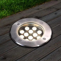 Projecteur extérieur étanche IP65 6W LED 3000K en aluminium moulé sous pression pour jardin, cour, escaliers, terrasse, éclairage encastré au sol, souterrain