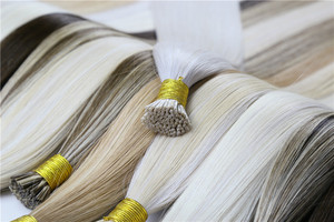 Extensiones de Cabello Humano Ruso Virgen Remy con Cutícula Alineada, Lisas, Pre-Blanqueadas, con Punta I-Tip, Calidad Profesional, 0.5g-1g - Product Image 6