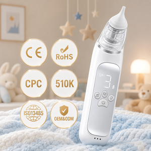 Aspirateur nasal électrique pour bébé avec aspiration maximale Aspiration de 68 kPa et batterie de 700 mAh, sans latex ni BPA, pour un soulagement quotidien de la congestion - Product Image 1