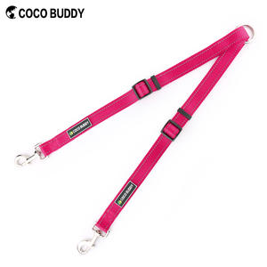 100% puro de Nylon reflectante correas dividido perro acoplador de correa - Product Image 4