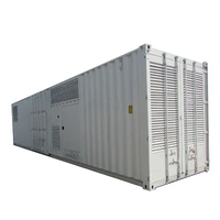 Bâtiment modulaire personnalisé en conteneur, servant de abri portable pour équipement, avec isolation en laine de roche et aménagement de salle électrique