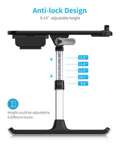 Bureau de lit réglable SAIJI <span class=keywords><strong>avec</strong></span> support pour ordinateur portable pliable et plateau de rangement pour manger ou pour le lit - Product Image 5