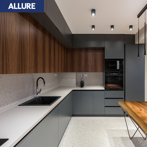 Allure Modern Style Standard Engineering Ensemble complet <span class=keywords><strong>linéaire</strong></span> de bureau mobile <span class=keywords><strong>Cuisine</strong></span> modulaire Armoire de <span class=keywords><strong>cuisine</strong></span> intelligente - Product Image 3