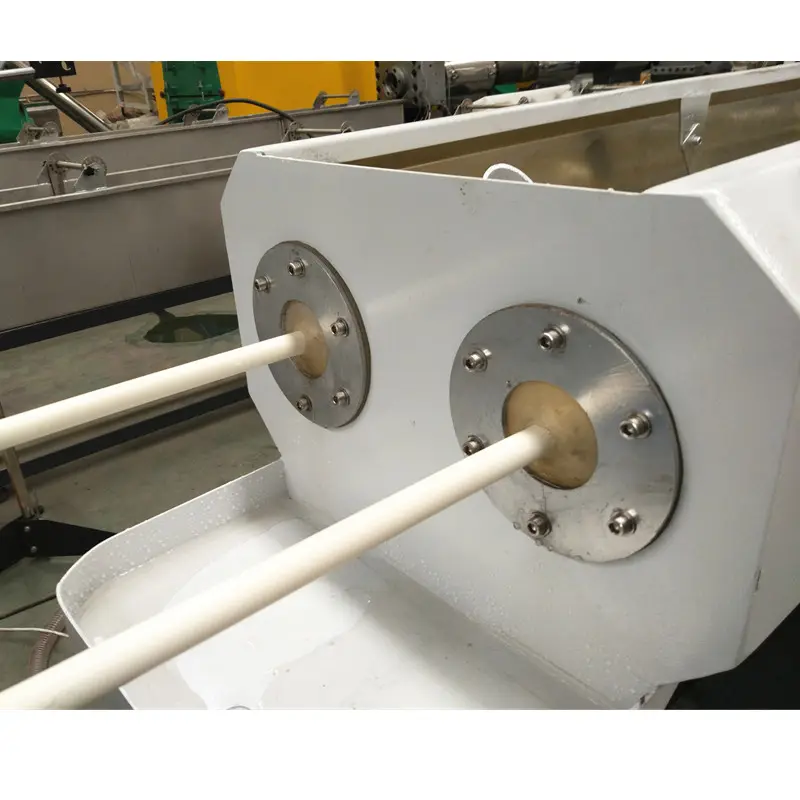 Plastik PVC çift boru ekstruder yapma makinesi üreticisi