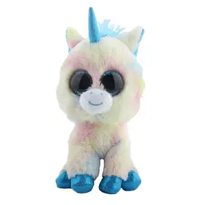 Grosir Boneka Hewan Unicorn Mainan Bayi Lembut Pelangi untuk Anak-anak Mewah