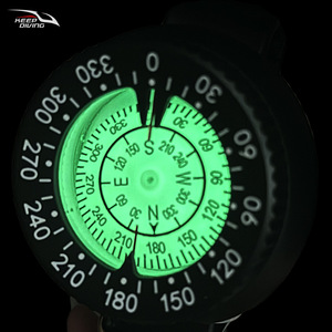 นาฬิกาข้อมือแม่เหล็กแรงสูง กันน้ำ 50 เมตร หน้าปัดซาติน เรืองแสงใต้น้ำ พร้อมเข็มทิศดำน้ำทางเทคนิค รุ่น CP-991 - Product Image 4