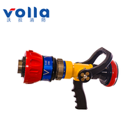Buse de lutte contre l'incendie Volla Jet Spray à double fonction avec valve coulissante, protection individuelle, en alliage d'aluminium, angle de brumisation 0~100 (4-6.5-10-13L/S)