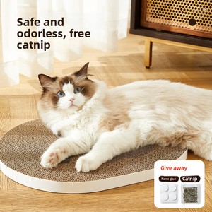 Kedi tırmalama direği karton kedi yatağı oluklu kağıt tırmalama pedi kediler için yavru kedi pençe bileme yüksek kaliteli evcil hayvan malzemeleri - Product Image 2
