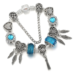 Coeur <span class=keywords><strong>attrape</strong></span>-rêves bracelet gland bricolage <span class=keywords><strong>arbre</strong></span> <span class=keywords><strong>de</strong></span> <span class=keywords><strong>vie</strong></span> bracelet <span class=keywords><strong>de</strong></span> pierres précieuses - Product Image 2