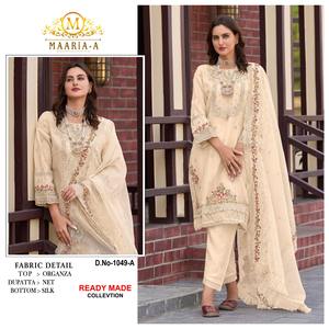 Costumes de pelouse 3 pièces cousus de style indien et pakistanais en gros pour mariage et festival en provenance d'Inde - Product Image 2