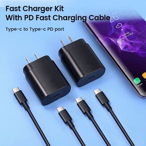 Tête de charge rapide PD 25W pour téléphones mobiles, chargeur de voyage européen, américain, britannique - Product Image 4