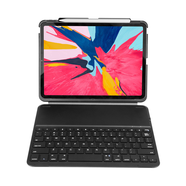 2-in-1 Protective Keyboard Case for iPad 11 Detachable Split Wireless Keyboard Dual-Sided Folio Cover with Pen Holder